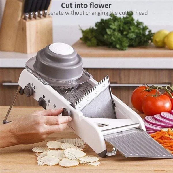 Manual Slicer Multifunctional Vegetable Cutter Gadgets Manual Food Processors Grater Machine Processor Rapid Slicer Kitchen Tool - Image 4