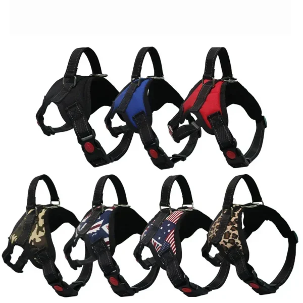 Pet Dogs Adjustable Harness Small and Large Dog Harness Vest,150cm Strong Dog Leash Pet Leashes Reflective Leash Drag Pull Tow - Image 3