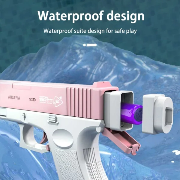 Automatic Electric Water Gun 500cc Large Capacity Super Strong Distance 10m Children and Adults Leak Proof Water Battle - Image 2
