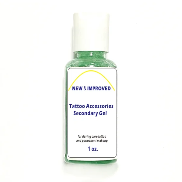new and improved tattoo accessories secondary blue gel 1 oz bottle
