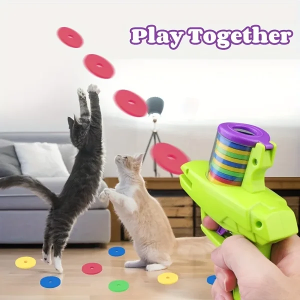 with 15pcs Reusable Soft bullets Pet Hunting Interactive Toy Dog Cat Pet Supplies Funny Cat Toys Creative Turnip Gun - Image 4
